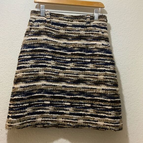 CARVEN  Tweed A-Line  Skirt - Picture 4 of 7